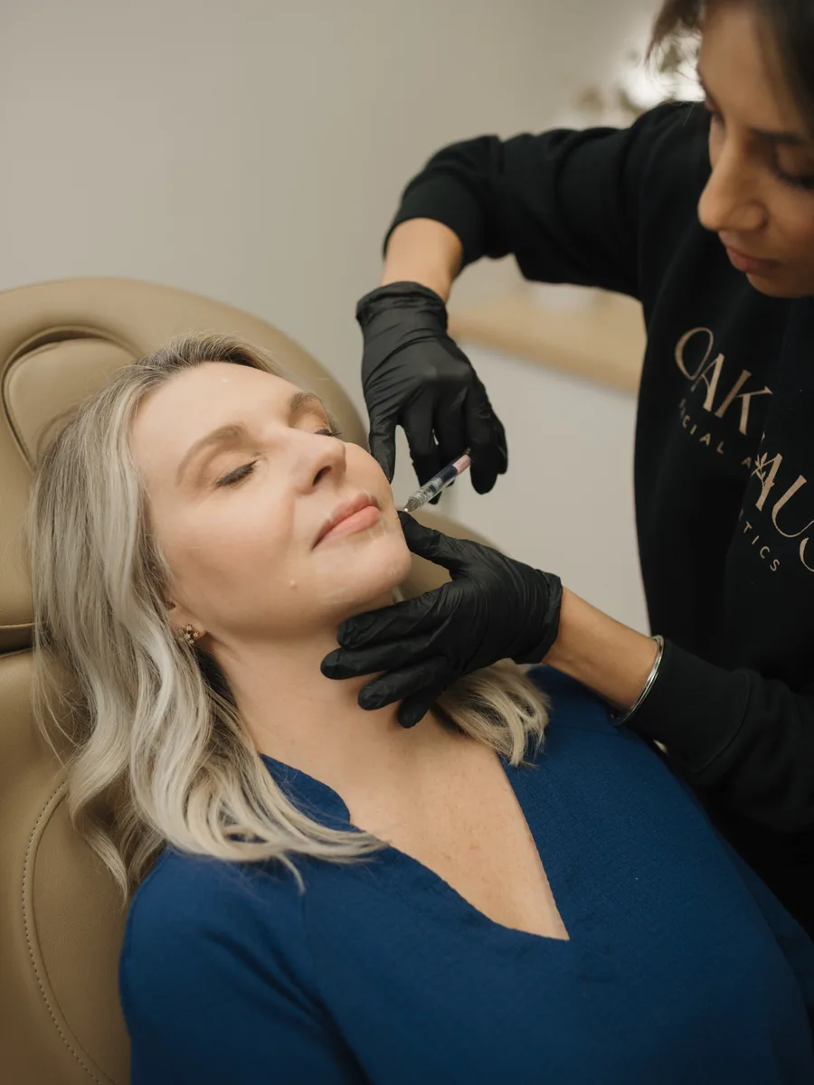 Injectable treatment at Oak Haus Facial Aesthetics