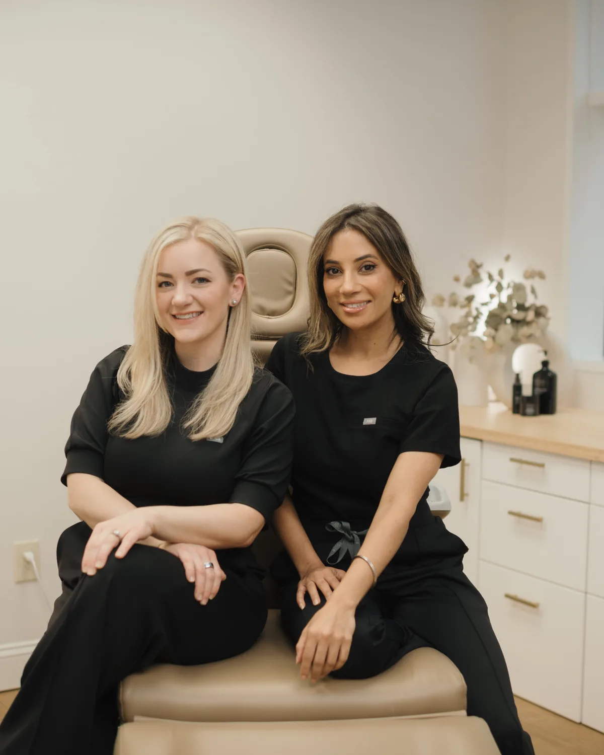Gurpreet Kaur and Jessica Atchley, co-founders of Oak Haus Facial Aesthetics